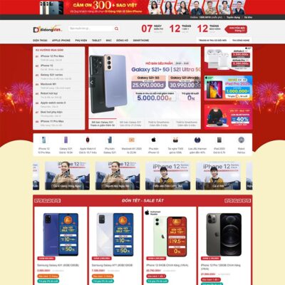 Thiết kế web bán điện thoại Di Động Việt