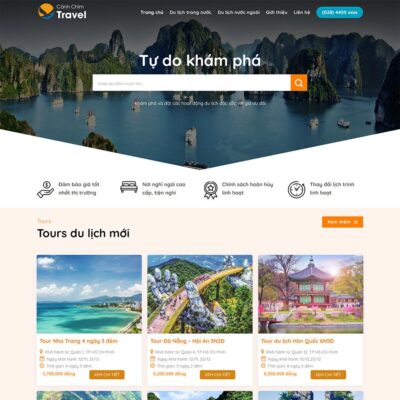 Thiết kế web du lịch 23