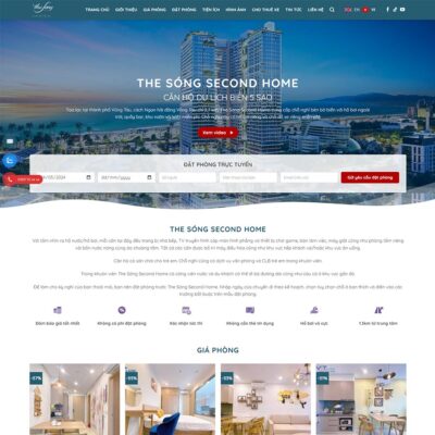 Thiết kế web giới thiệu homestay