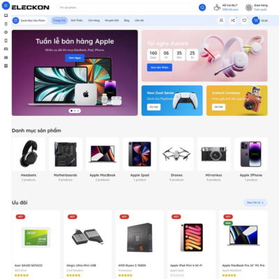 Thiết kế web bán đồ công nghệ 05