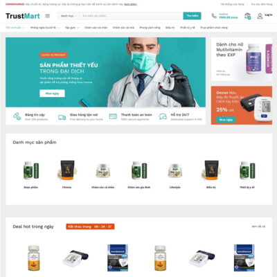 Thiết kế web nhà thuốc 06