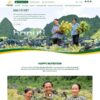 Thiết kế web nguyên liệu sạch - organic giống hanuti
