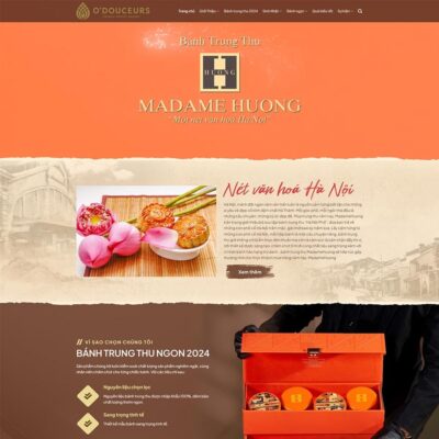 Thiết kế web bán bánh trung thu