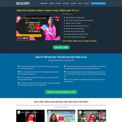 Thiết kế web khóa học online 03